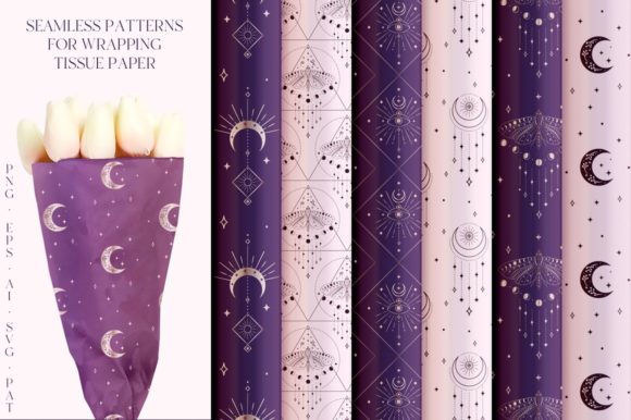 Abstract Seamless Background Patterns for Modern Graphics