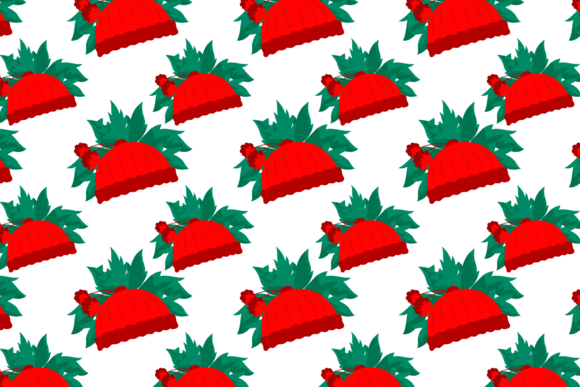 Christmas Winter Hat Patterns: Graphics for Seasonal Products