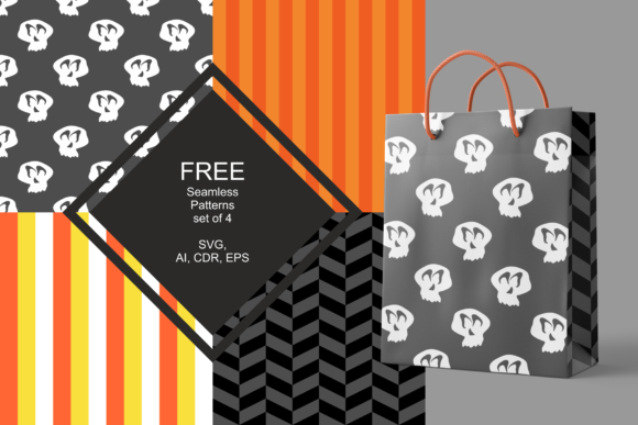 FREE Halloween Seamless Patterns SVG: Graphics & Freebies Review