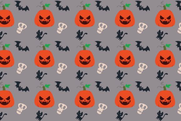 Halloween Patterns Icon-004: A Versatile Graphic Design Asset