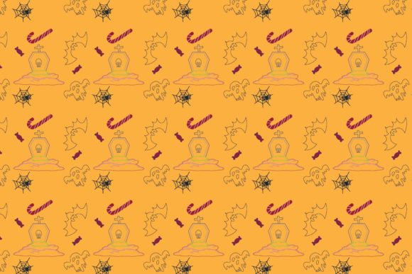 Halloween Patterns Icon-080: A Graphic Design Asset for Seasonal Projects