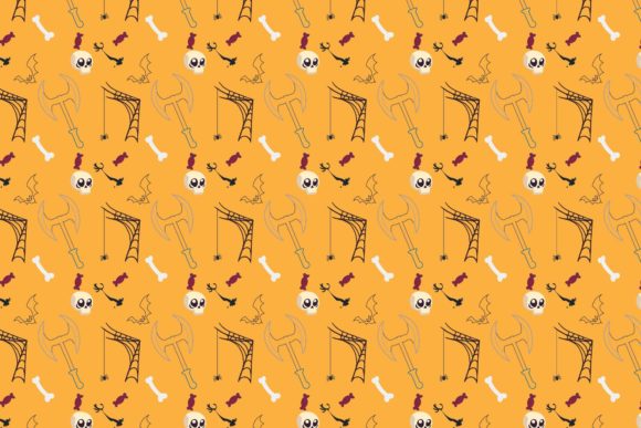 Halloween Patterns Icon-100: A Graphic Design Asset for Local Branding