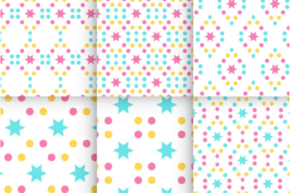 Kids Seamless Patterns Bundle for Graphics and Patterns