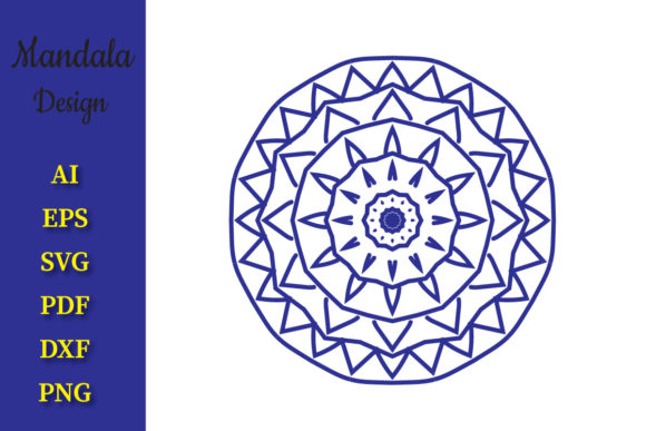Mandala Design for Patterns Vol.12 – A Graphic Design Asset for Creative Projects