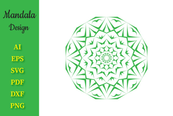 Mandala Design for Patterns Vol.23 – A Versatile Graphic Asset for Handmade Creations