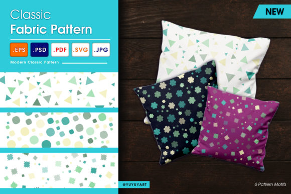 Modern Fabric Patterns with Six Shapes: Graphics for Real Crafts