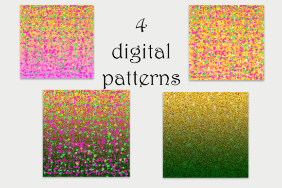 Reviewing 4 Digital Patterns, Neon Colors for Real Client Work