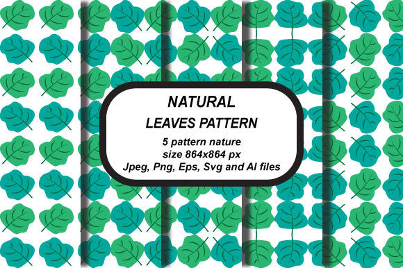 Seamless Leaves Patterns for Graphics and Patterns