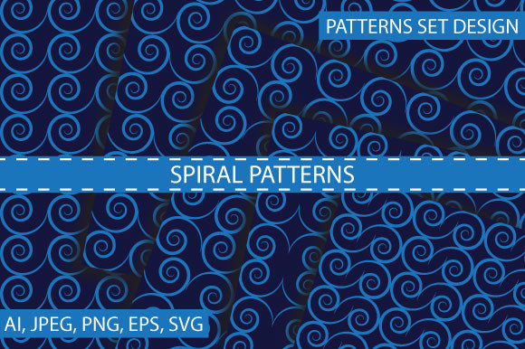 Spiral Patterns Freebie for Blog and Web Design