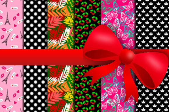 Vik 6 Fabric Seamless Patterns: Premium Graphics for Real Crafts