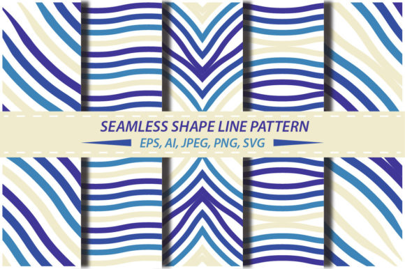 Wavy Shape Line Patterns: Essential Graphics and Freebies for Modern Publishers